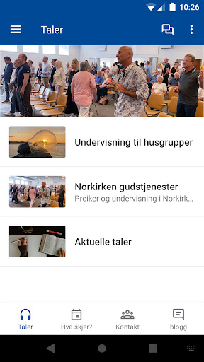 Android application Norkirken Strand screenshort