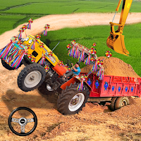 Cargo Tractor Trolley Simulator Farming Game 2021