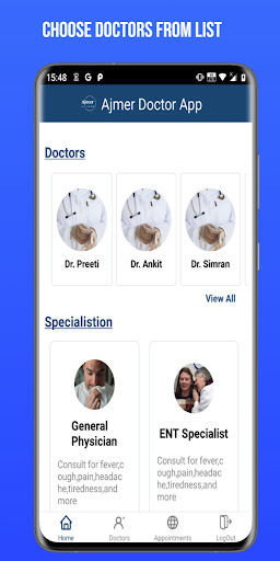Ajmer Doctor Appointment App Screen 2