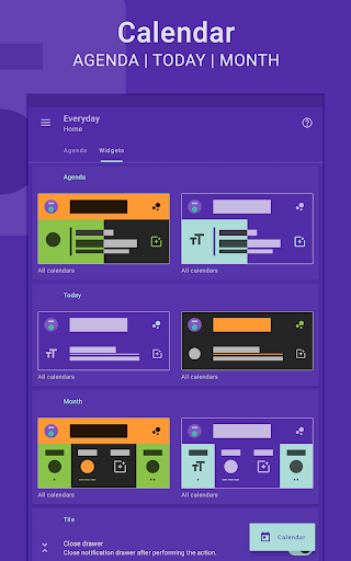 Everyday | Calendar Widget - Productivity - apps