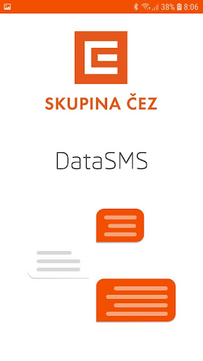 Android application ČEZ DataSMS screenshort