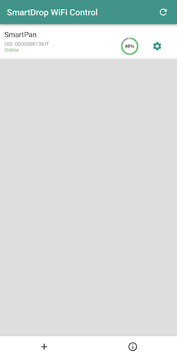 Android application SmartDrop WiFi Control screenshort