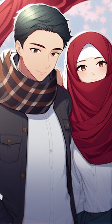 Anime Muslim Couple Wallpapersのおすすめ画像4