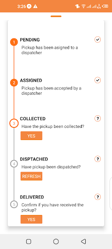 PMT Logistics Screen 2