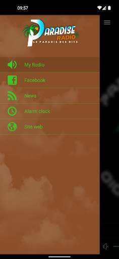 Android application PARADISE RADIO screenshort