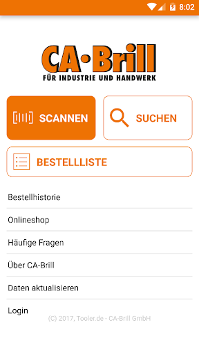 Android application CA-Brill EasyScan screenshort