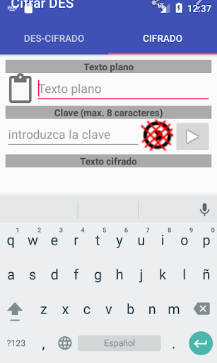 Cifrar DES Screen 3