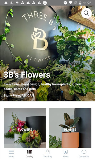 Android application 3B's Flowers screenshort