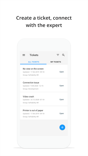 Android application Sandvik Remote Support screenshort