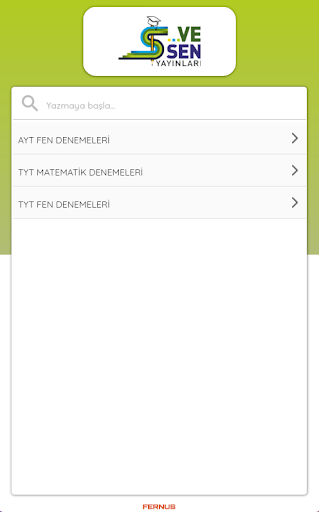 Android application Ve Sen Video Çözüm screenshort