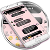 SMS Messages Bow Pink Pastel icon