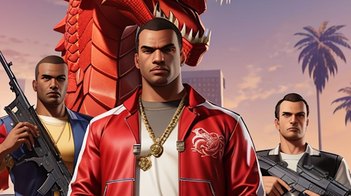 GTA Craft Theft Aut Red Dragon