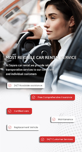 Sayara Car Rental Screen 2