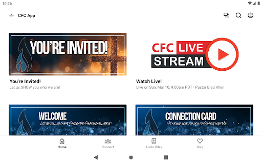Crossfire Church App