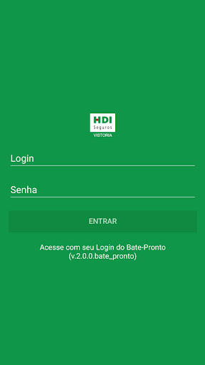 Android application HDI Vistoria screenshort
