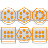 Stamped Orange Pack SL Theme icon