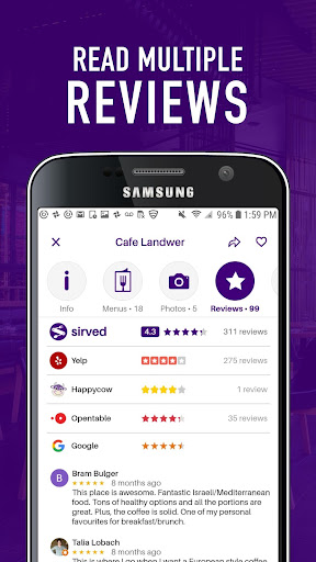 Sirved - Restaurant Menus Screen 3