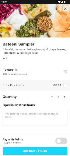 Bateeni Mediterranean Grill Screen 3