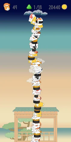 Neko Sushi - Stack Game - Screenshot 4