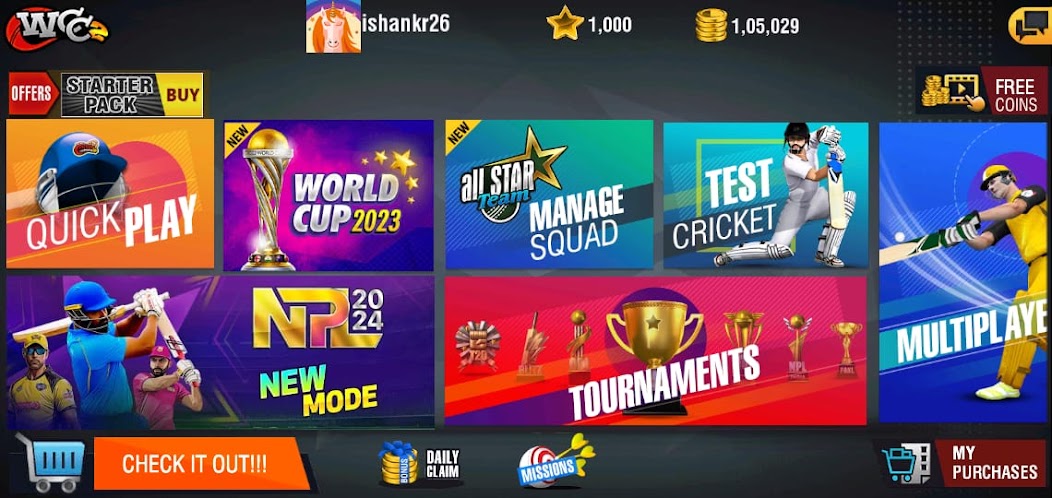 World Cricket Championship 2 banner