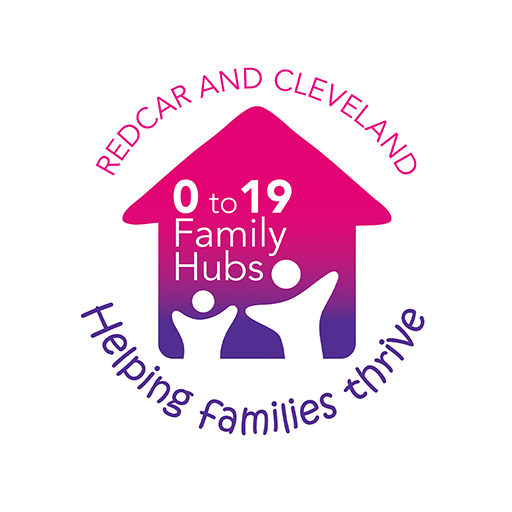 Redcar & Cleveland family hubs logo
