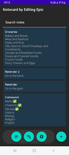 Notecard Screen 3