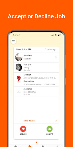 Android application CarPal Partner screenshort