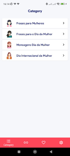 Android application Mensagem do Dia da Mu 2024 screenshort
