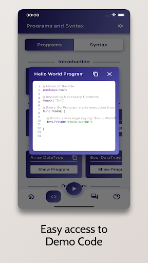 Screenshot of Go Tutorial - Simplified