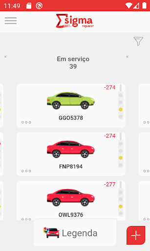 Android application reparo screenshort