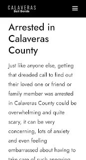 Calaveras County Bail Bonds