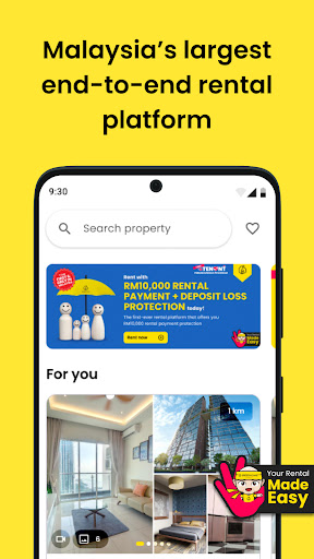 Android application SPEEDHOME - MY Property Rental screenshort
