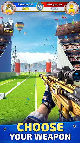 Sniper Champions: 3D shooting 2.2.1 APK + Mod (Unlimited money) إلى عن على ذكري المظهر