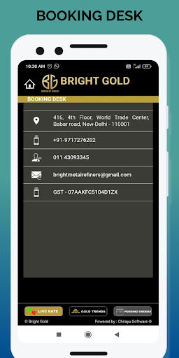 Bright Gold Live Screen 2