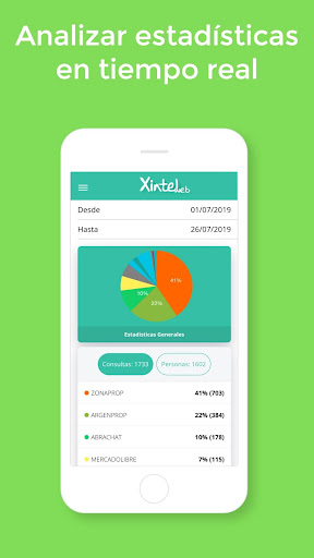 Android application XintelWeb + screenshort