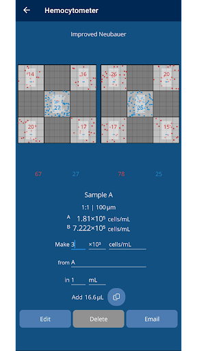 Hemocytometer Sidekick Screen 3