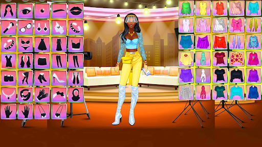 Android application Makeover Games: Star Dress up screenshort