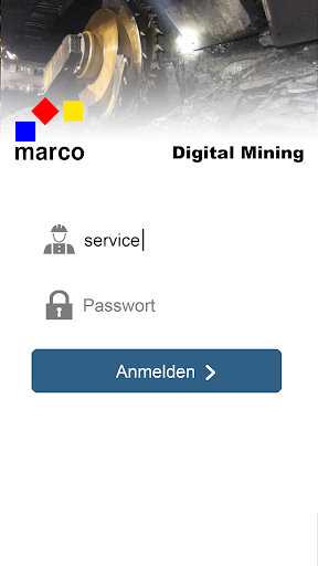 Android application IFC Robotic Mining screenshort