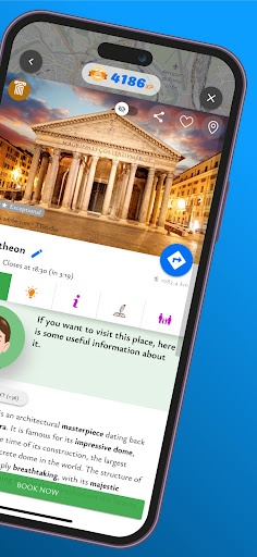 Rome Map + Travel Guide Screen 2