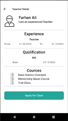 Quran Educators Academy Screen 2