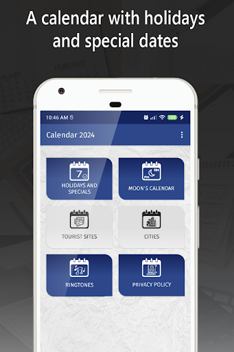 Android application honduras calendar 2024 screenshort