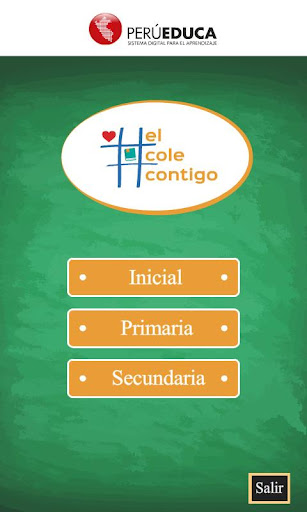 Android application El Cole Contigo screenshort