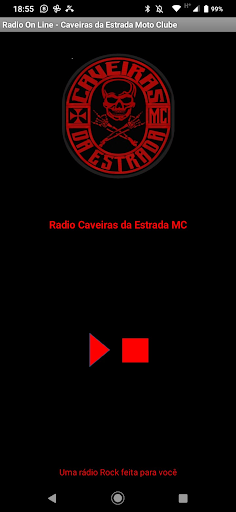 Android application Rádio Caveiras da Estrada MC screenshort