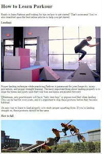 How to Do Parkour Moves