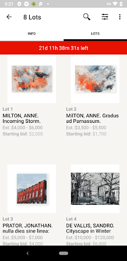 Jones Auctions Screen 3