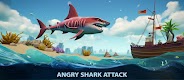 screenshot of Angry White Shark Hunting Game