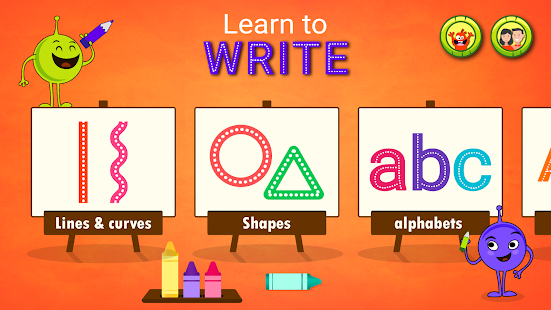 Tracing Letters and Numbers - Screenshot