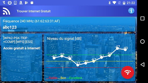 WiFi Internet gratuit Trouver screenshot 6