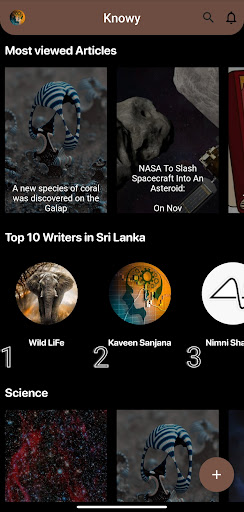 Android application Knowy screenshort