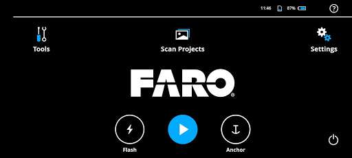 Android application FARO® Freestyle 2 App screenshort